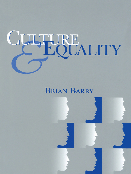 Cover image for Culture and Equality